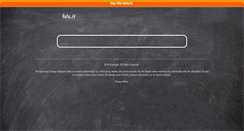 Desktop Screenshot of felc.it
